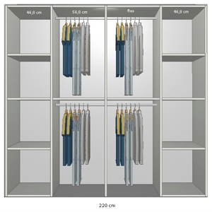 Møbler fra bredde 200 cm til 220 cm Model A